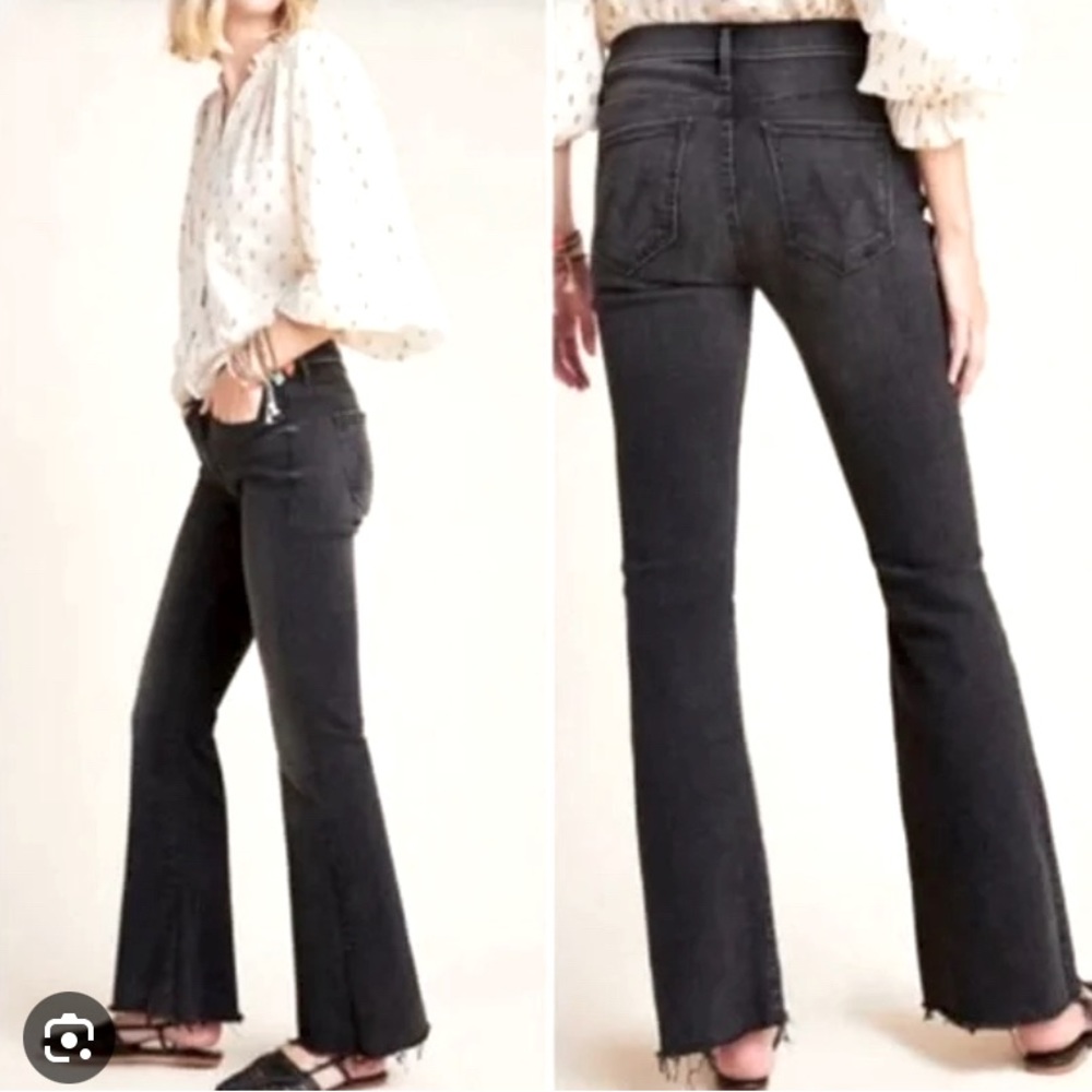 VGUC Mother The Weekender Fray, size 27, mid-rise flare in Lighting Up Lanterns